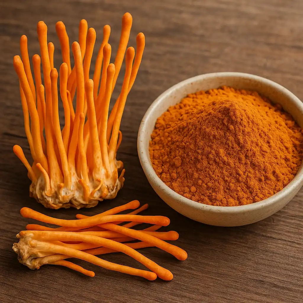 Organic Cordyceps Militaris mushroom